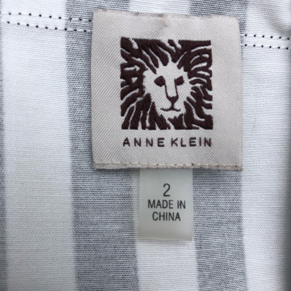 Anne Klein striped retro fit and flare dress - Picture 8 of 9